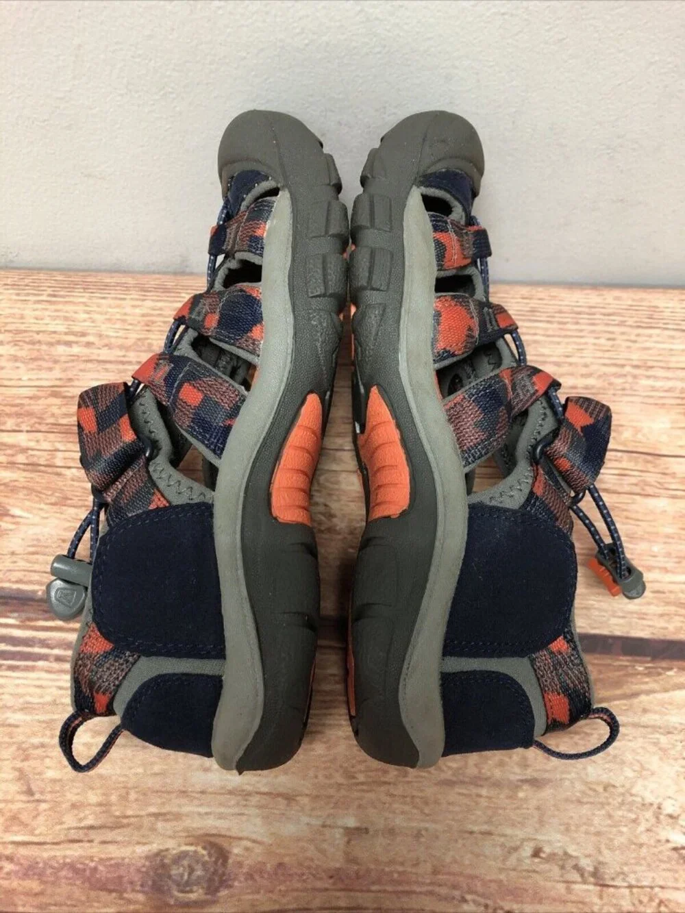 Keen Kids 4 /36 Newport H2 Waterproof Blue/Orange Hiking Sandals